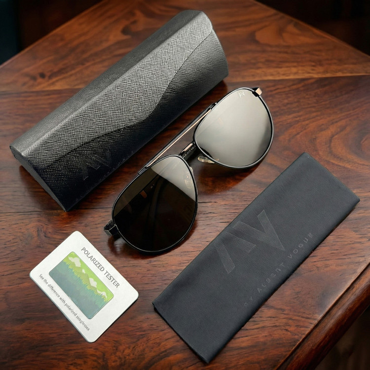 عینک آفتابی خلبانی (Aviator) مردانه آلبرت وگ مدل 6315C105P130 Avantgarde Visionary