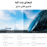 عینک آفتابی خلبانی (Aviator) مردانه آلبرت وگ مدل 6315C105P130 Avantgarde Visionary