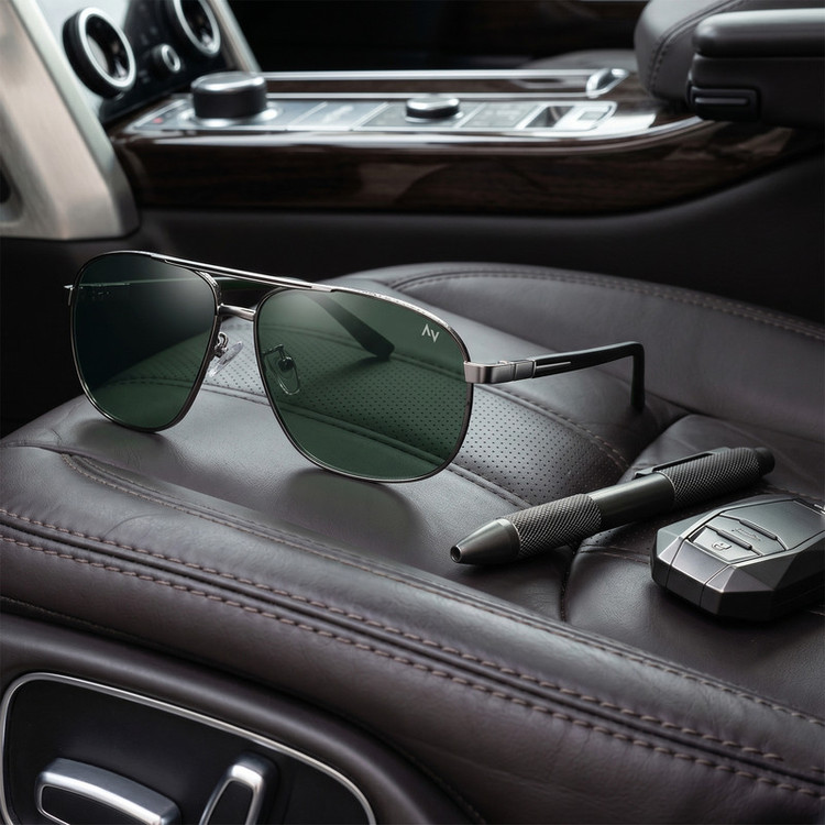 عینک آفتابی خلبانی (Aviator) مردانه آلبرت وگ مدل 6306C05-P50 Avantgarde Visionary