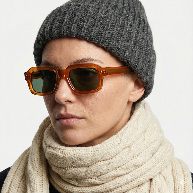 عینک آفتابی فریم خاص آلبرت وگ مدل SZ-8302 Tangerine