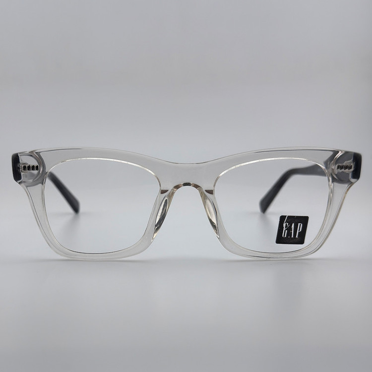 فریم عینک طبی ویفرر (Wayfarer) گپ مدل 8002C3 Transparent Pearl River مناسب برای صورت بیضی، گرد