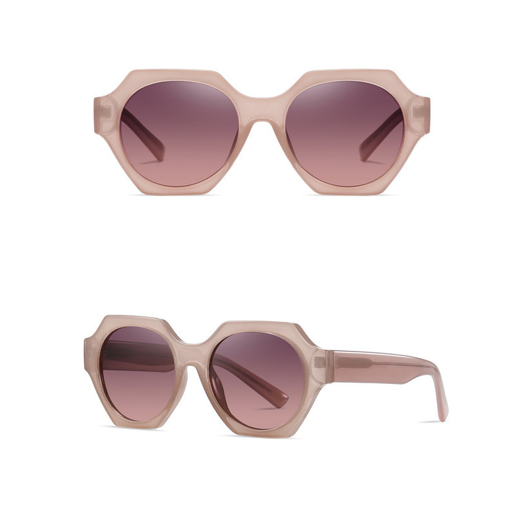 عینک آفتابی چند ضلعی زنانه آلبرت وگ مدل S26106C3 Acetate Avantgarde Visionary