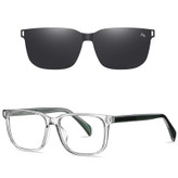 فریم عینک طبی ویفرر (Wayfarer) آلبرت وگ مدل CG-7201-C644-P109 مناسب برای انواع صورت به همراه کاور آفتابی