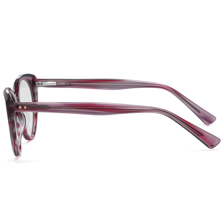 فریم عینک طبی گربه ای زنانه مدل PS8816C614-P181 مناسب برای صورت بیضی، قلب، گرد، لوزی، مثلث، مربع، مستطیل