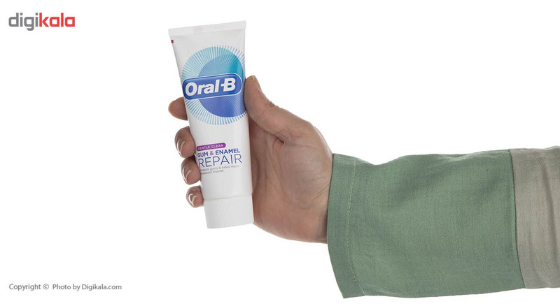 خمیر دندان اورال بی سری Gum And Enamel Repair مدل Gentle Clean حجم 75 میلی لیتر