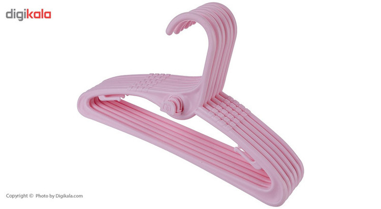 چوب لباسی مدل K3195 بسته 6 عددی