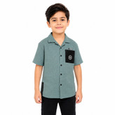 پیراهن آستین کوتاه یقه گرد پسرانه مدل N1