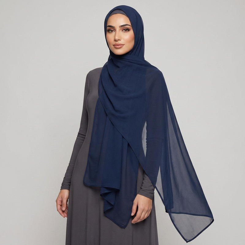 شال زنانه مدل توری دور نواردوزی