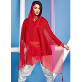 شال زنانه مدل حریر کریشه ساده کد ana-2269