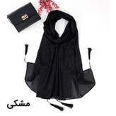 شال زنانه مدل حریر کریشه ساده کد ana-2269