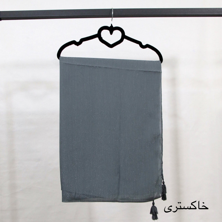 شال زنانه مدل حریر کریشه ساده کد ana-2269
