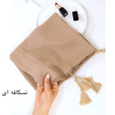 شال زنانه مدل حریر کریشه ساده کد ana-2269