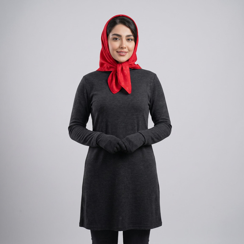 مینی اسکارف زنانه مدل ساده موهر پاییزی زمستانی کد 7