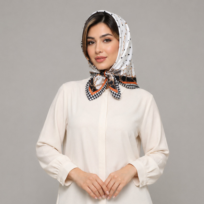 روسری زنانه مدل مینی نخی