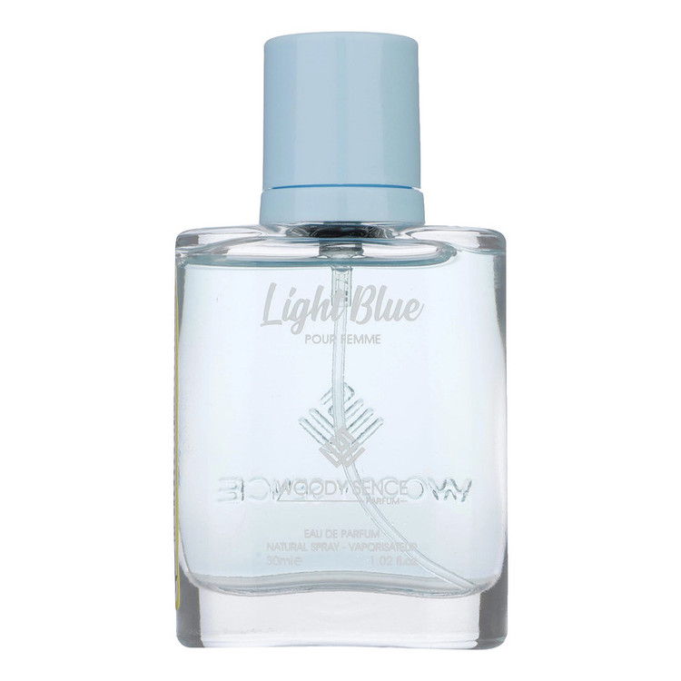 عطر جیبی زنانه وودی سنس مدل Light Blue حجم 30 میلیلیتر