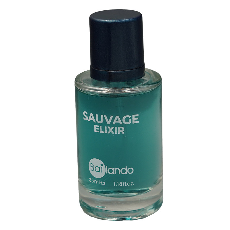 عطر جیبی مردانه بایلندو مدل SAUVAGE ELIXIR با رایحه تلخ حجم 35 میلی‌لیتر
