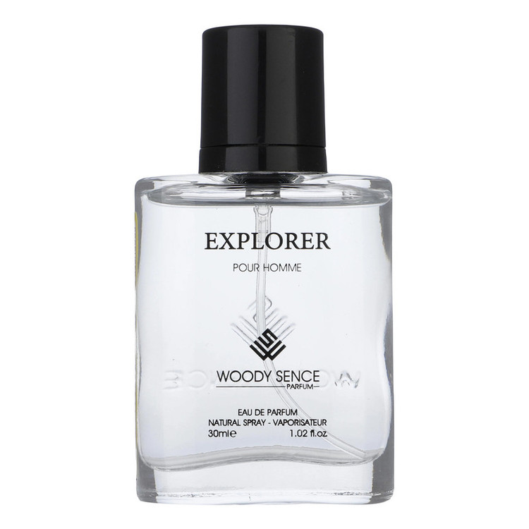 عطر جیبی مردانه وودی سنس مدل Explorer حجم 30 میلی لیتر