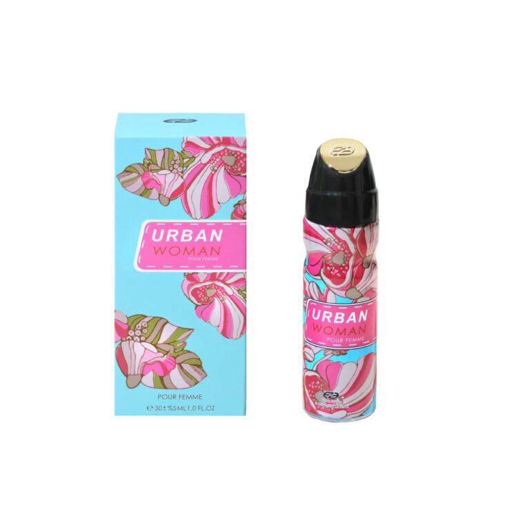 عطر جیبی زنانه عماد آرا مدل Urban با رایحه شیرین حجم 30 میلی‌لیتر