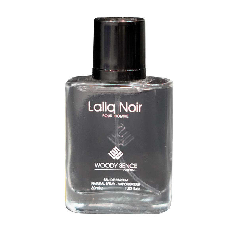 عطر جیبی وودی سنس لالیک نویر حجم 30 میلی لیتر