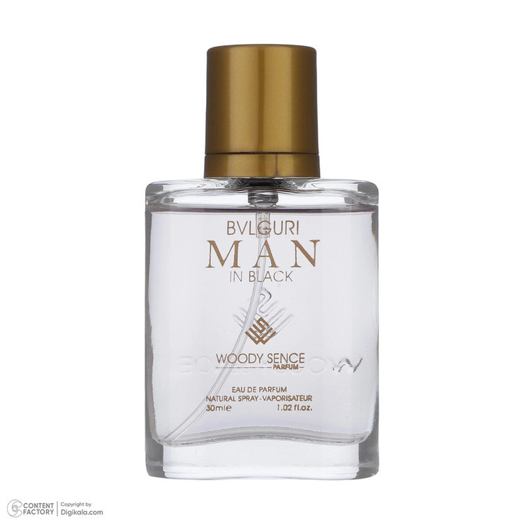 عطر جیبی مردانه وودی سنس مدل Man In Black حجم 30 میلی لیتر