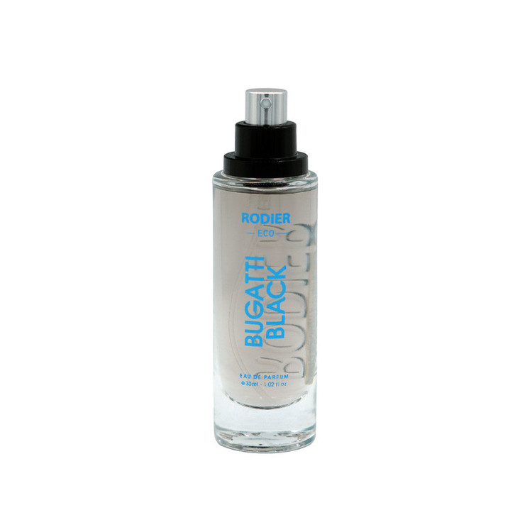 عطر جیبی مردانه رودیر مدل BUGATTI BLACK حجم 30 میلی لیتر