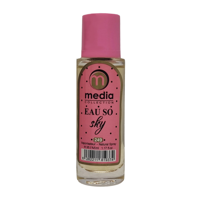 عطر جیبی زنانه مدیا مدل Eau so sky با رایحه شیرین حجم 35 میلیلیتر