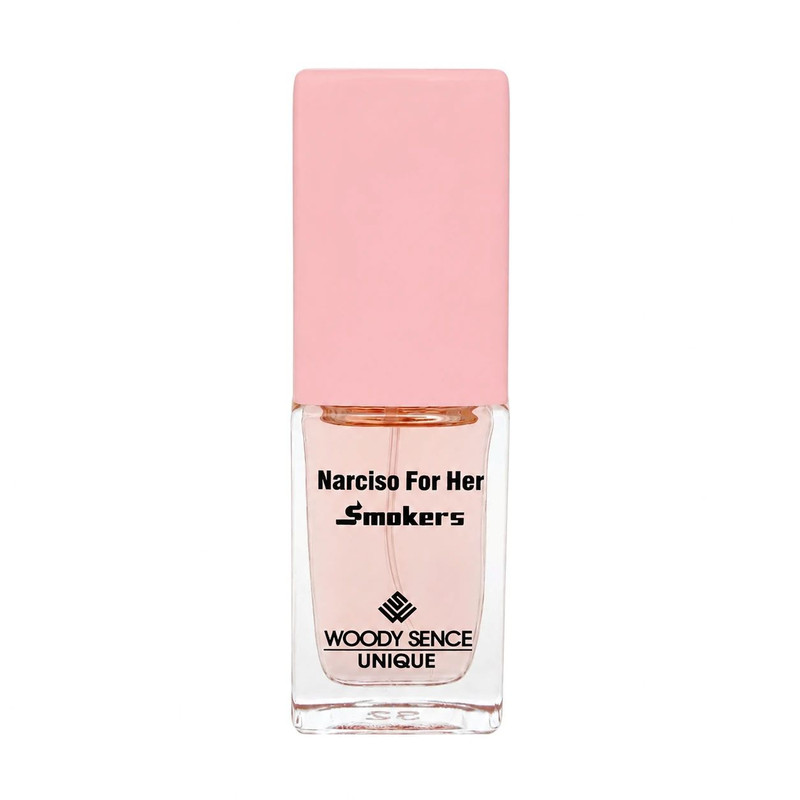 عطر جیبی زنانه وودی سنس مدل Narciso For Her Smokers با رایحه شیرین و گلی حجم 15 میلی‌لیتر