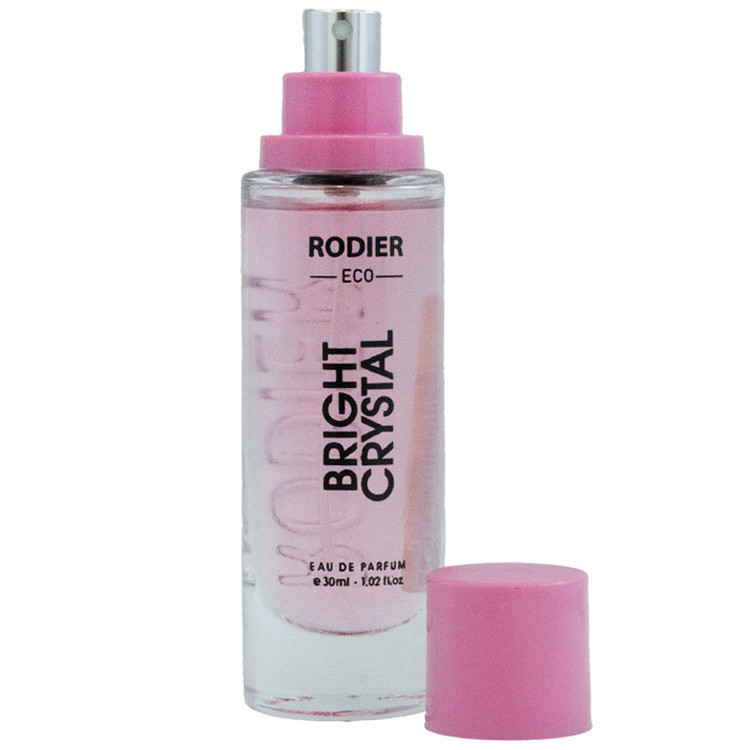 عطر جیبی زنانه رودیر مدل BRIGHT CRYSTAL با رایحه خنک حجم 30 میلی لیتر