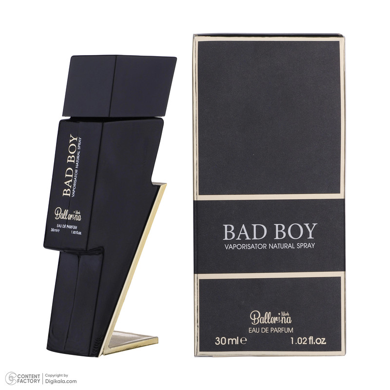 عطر جیبی مردانه بالرینا مدل Bad Boy حجم 30 میلی لیتر
