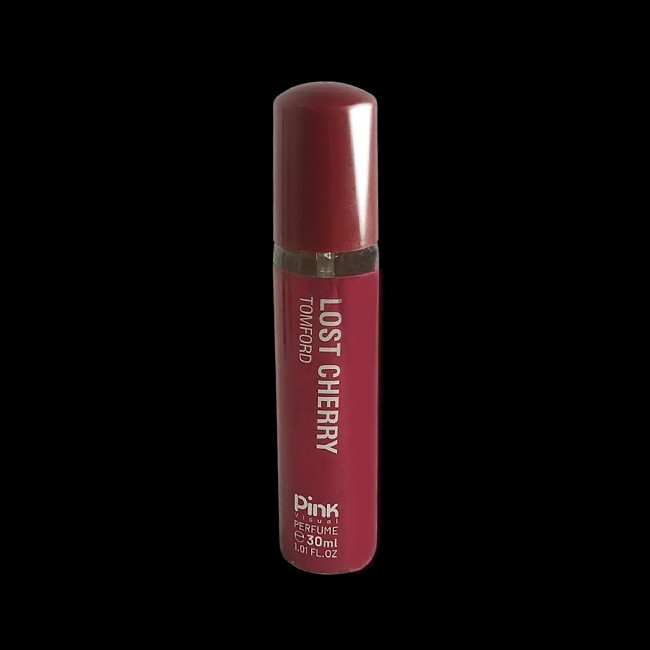 عطر جیبی پینک ویژوآل مدل Tom Ford Lost Cherry با رایحه شیرین حجم 30 میلی‌لیتر