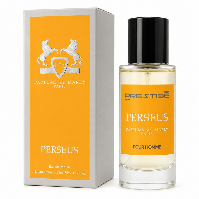 عطر جیبی مردانه نیو پرستیژ کالر مدل Perseus با رایحه شیرین و مرکباتی حجم 35 میلی‌لیتر
