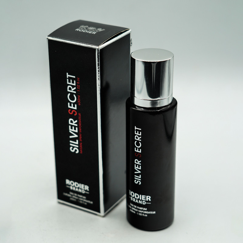 عطر جیبی رودیر مدل SILVER SECRET حجم 30 میلی لیتر