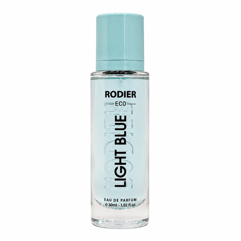 عطر جیبی رودیر مدل Light Blue با رایحه خنک و مرکباتی حجم 30 میلی‌لیتر