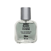 عطر جیبی مردانه پینک ویژوآل مدل Mont Blanc platinum explorer با رایحه تلخ حجم 30 میلیلیتر