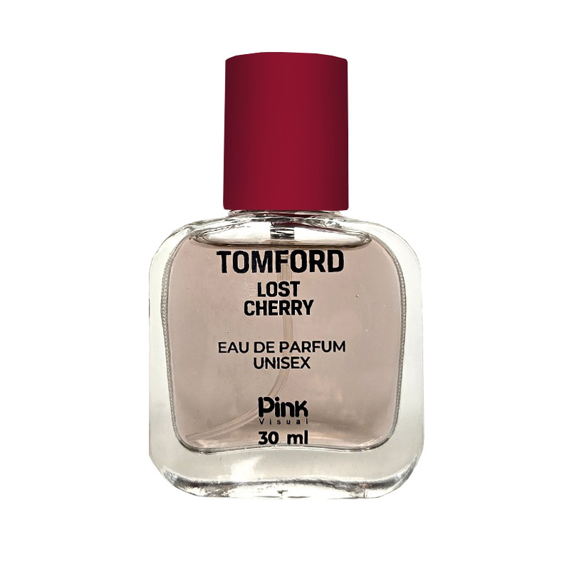 عطر جیبی پینک ویژوآل مدل Tomford Lost Cherry با رایحه شیرین حجم 30 میلیلیتر