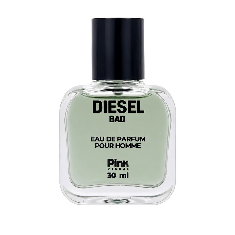 عطر جیبی مردانه پینک ویژوآل مدل Bad Diesel با رایحه تلخ و چوبی حجم 30 میلی‌لیتر