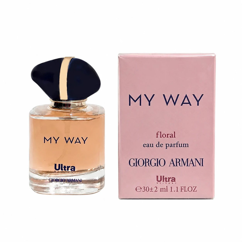 عطر جیبی زنانه اولترا ویرچوآل مدل Giorgio Armani My Way با رایحه گلی، خنک حجم 32 میلی‌لیتر