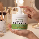 ماسک مو ترمیم کننده نیو پرستیژ کالر مدل Protein مناسب برای انواع مو حجم 500 میلی لیتر