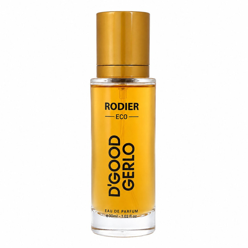 عطر جیبی زنانه رودیر مدل D'Good Gerlo با رایحه تلخ و گلی حجم 30 میلی‌لیتر