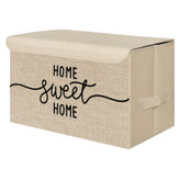 باکس لباس و نظم دهنده طرح لینن مدل HOME SWEET HOME کد S2