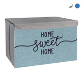 باکس لباس و نظم دهنده طرح لینن مدل HOME SWEET HOME کد S2