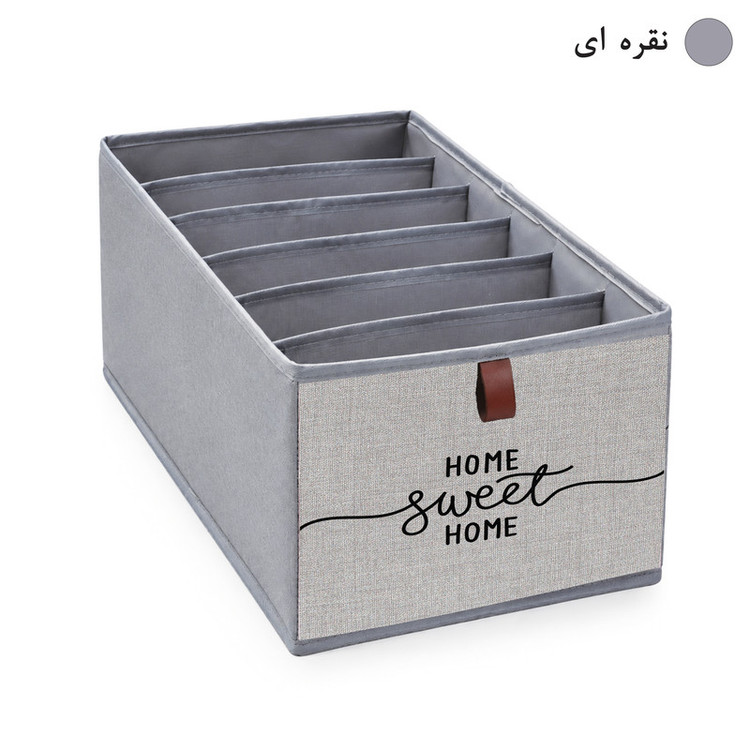 نظم دهنده لباس طرح لینن HOME SWEET HOME کد F3