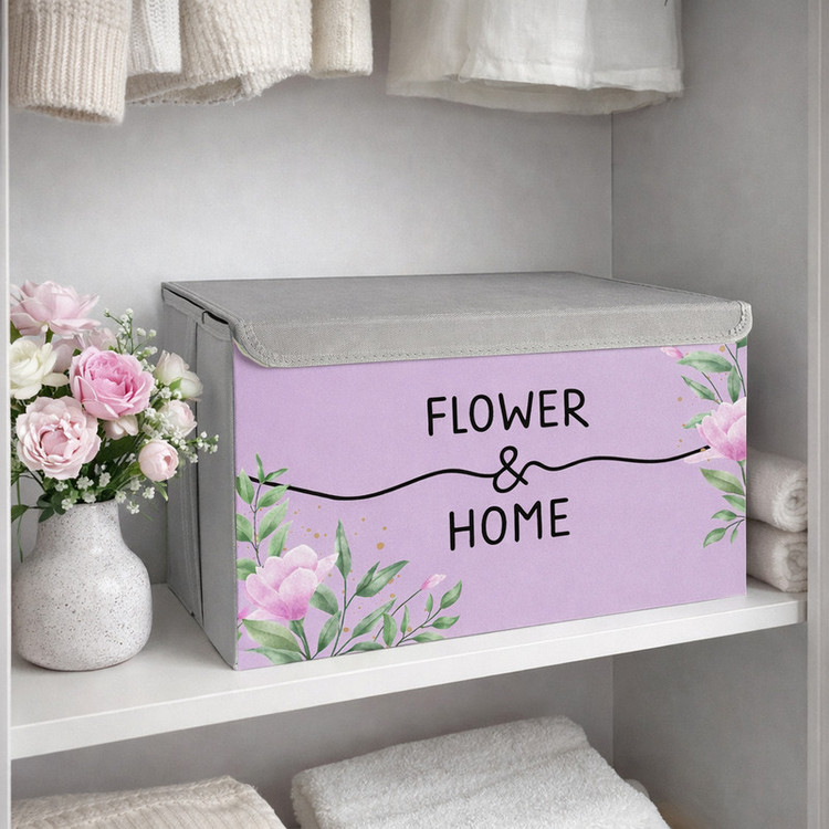 باکس لباس طرح پاستلی FLOWER & HOME کد S2