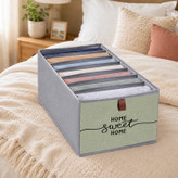 نظم دهنده لباس طرح لینن HOME SWEET HOME کد F2
