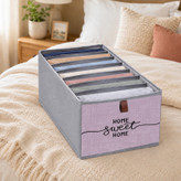 نظم دهنده لباس طرح لینن HOME SWEET HOME کد F2