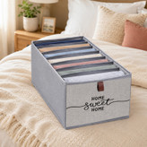 نظم دهنده لباس طرح لینن HOME SWEET HOME کد F1