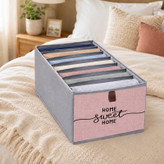 نظم دهنده لباس طرح لینن HOME SWEET HOME کد F1