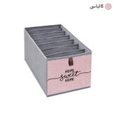 نظم دهنده لباس طرح لینن HOME SWEET HOME کد F1