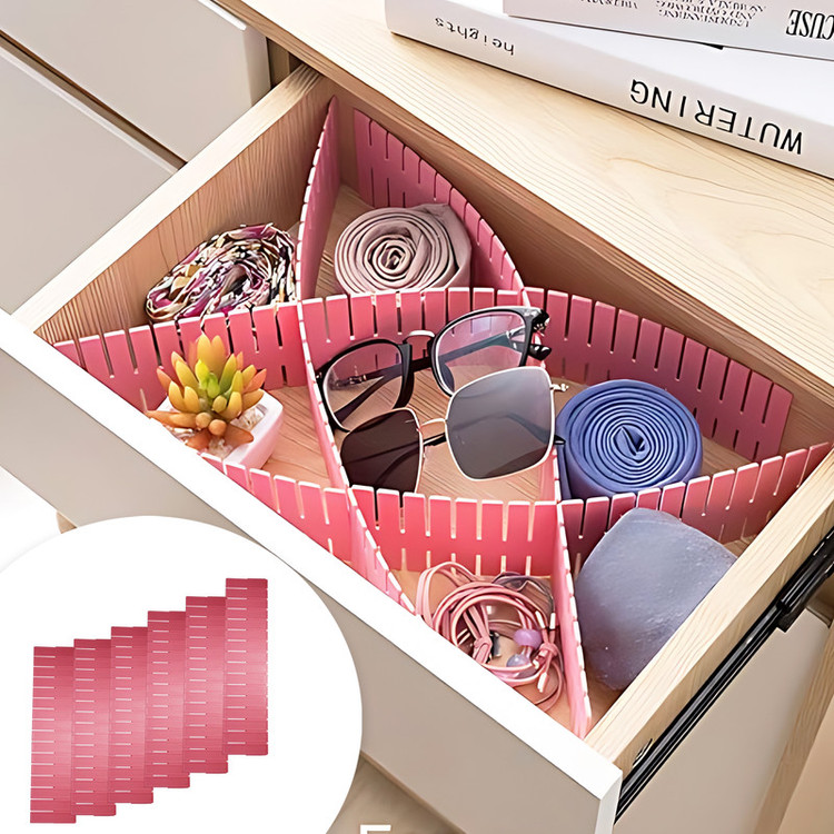 تقسیم کننده کشو مدل Drawer Organiser بسته 6 عددی