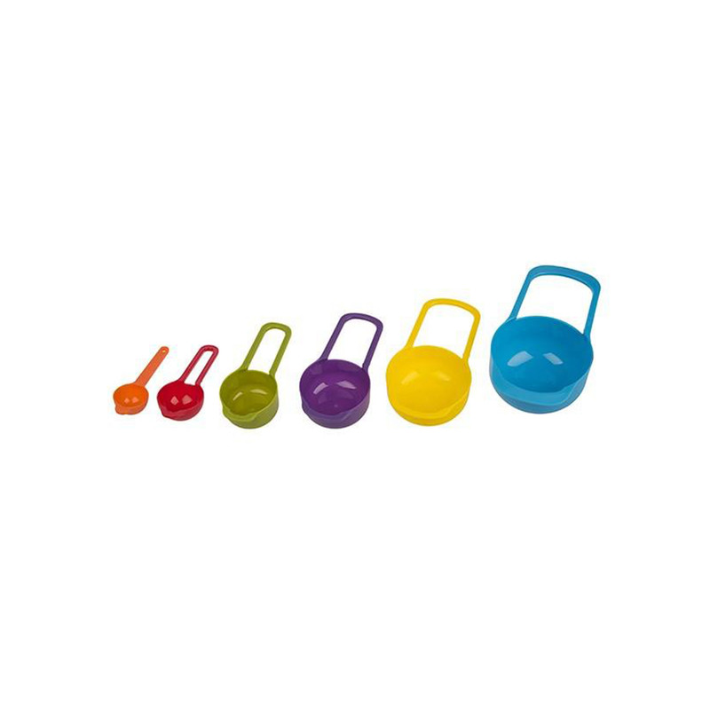 پیمانه اندازه گیری مدل measuring cups مجموعه 6 عددی
